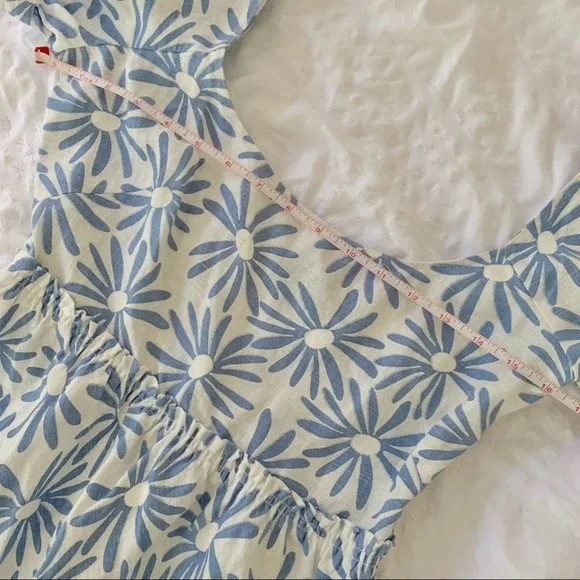 New Ralph Lauren Linen Long Floral Dress - Picture 11 of 16